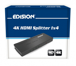 Edision HDMI rozbo�ova� aktivny 1x4 - 4K