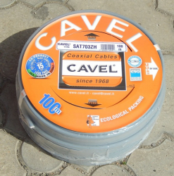 Koaxi�lny kabel Cavel SAT 703ZH   celome�- bezhalog�novy kabel