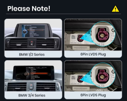 Multimedi�lny LCD panel BMW 1/2/3/4 Seria F20/F21/F22/F30/F31/F33/F34/F36