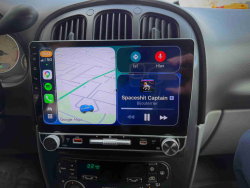 r�dio  s oto�n�mi gombikmi Chrysler Voyager -carplay