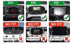  Android r�dio FIAT 500L 