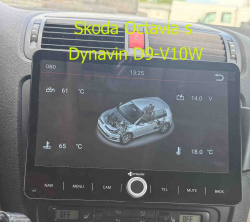 Skoda octavia -Radio Dynavin D9-V10W