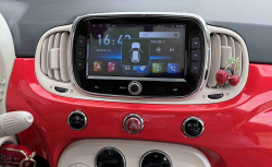 Android r�dio s navigaciou FIAT 500