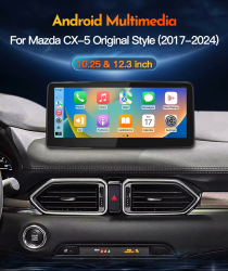 Android radio Mazda CX -5 s 12,3 bez CD mechaniky