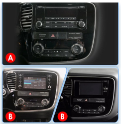 Android r�dio Mitsubishi Outlander 3 