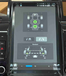 Android Radio Land Rover Nastavenie menu auta