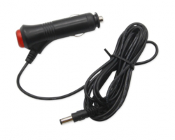Cigaretov� autozapa�ova� 12 / 24 V  -  2.1mm x 5.5 mm konektor - 2,1 m