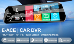 LCD zrkadlo E-ACE 10 " s kamerou a dotykov�m displejom 1080p