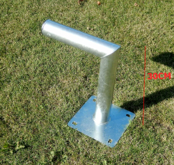 Konzola stenov� s plat�ou - dl�ka 30 cm