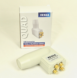 LNB Konvertor Tesla Multifeed Quad s LTE filtrom