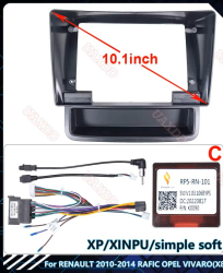 Plastov� ramik na autoradio Nissan -Opel Vivaro - Renault Trafic 