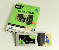 Dek�dovacia karta TivuSat Official Italian  WE CAM tivusat  + card active