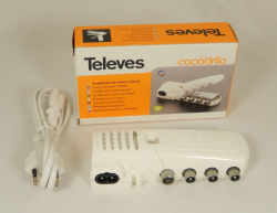 Domov� zosilova� Televes  5457 -1x Vstup a 2x V�stup UHF