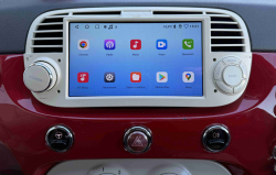 Android radio FIAT 500 CarPlay