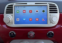 Android radio FIAT 500 CarPlay