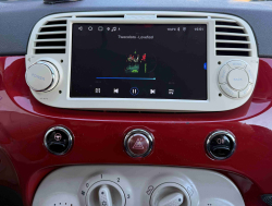 Android radio FIAT 500 CarPlay