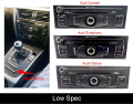 Multimedialne radio Audi A4 android system GPS