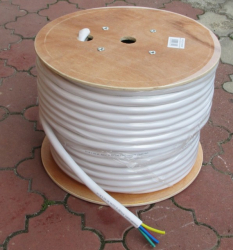 Quad koax kabel - cena za 1 meter 100 metrove balenie