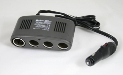 Rozbo�ova� nap�jania do karavanu na 4 pr�pojky+USB