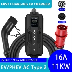 Cestovn� nab�jacia stanica pre elektromobily EV/PHEV s funkciou Plug&Play a v�konom 11 kW