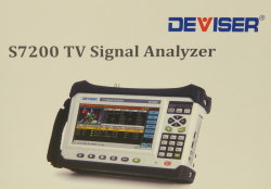 Merac� pr�stroj Deviser S7200 Digital TV Signal Analyzer