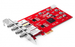 DVB-S2X/-S Quad-Tuner, PCIe satelitn� TV karta, TBS-6904 SE