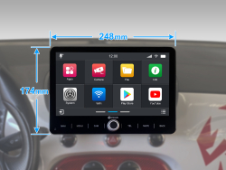 Dynavin 10,1-palcov� 1 DIN univerz�lne autor�dio s Androidom D9-UNI101 Premium Flex