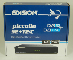 Satelitn� prij�ma� Edision PICCOLLO  S2-T2-C HEVC 265