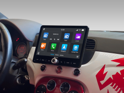 Autor�dio s Androidom pre Fiat 500 so 4 x 100W zosil�ova�om triedy D