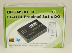 HDMI zlu�ovac  3x1 vstup + D.O