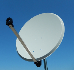 Satelitna hlin�kova  parabola Famaval 80 AL so �elezn�m dr�iakom