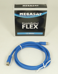Flexibiln� koaxialn� k�bel MEGASAT FLEXI 1,5m