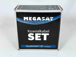 Koaxi�lny k�bel Megasat 120dB SET v krabici