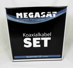 Koaxi�lny k�bel Megasat 120dB SET