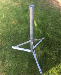 Konzola na ploch� strechu - v��ka 150cm - 48mm trubka - skladacia