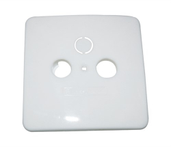 Krytka na ��astn�cke z�suvky Triax AD 23  TV-R- SAT Biela