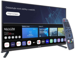 Telev�zor MASCOM TVMC28TFW11, WebOS, DVB-T2/S2, WIFI, 12V DC Travel TV