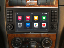 Dynavin autor�dio s Androidom pre Mercedes CLK so 4 x 100W zosil�ova�om triedy D, D9-CLK Premium