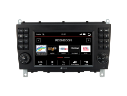 Dynavin autor�dio s Androidom pre Mercedes CLK so 4 x 100W zosil�ova�om triedy D, D9-CLK Premium