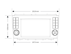 Dynavin autor�dio s Androidom pre Mercedes CLK so 4 x 100W zosil�ova�om triedy D, D9-CLK Premium