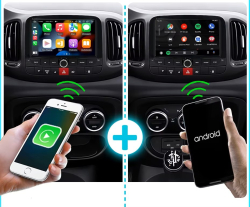  Android r�dio FIAT 500L CarPlay