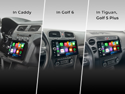 Dynavin autor�dio s Androidom pre VW Caddy, Sharan,  Golf 5 Plus, Golf 6 