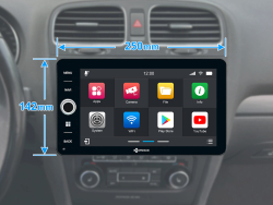 Dynavin autor�dio s Androidom pre VW Caddy, Sharan,  Golf 5 Plus, Golf 6 