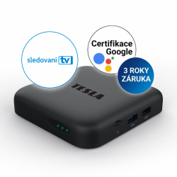 TESLA MediaBox  XA400 multimedi�lny  4K prehr�va� s Android TV