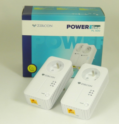 Zircon Powerline PL500 SET  - prenos internetu cez 230 V sie�